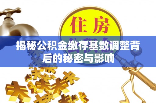 吉利揭秘公积金缴存基数调整背后的秘密与影响