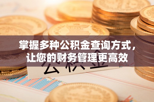 吉利掌握多种公积金查询方式，让您的财务管理更高效