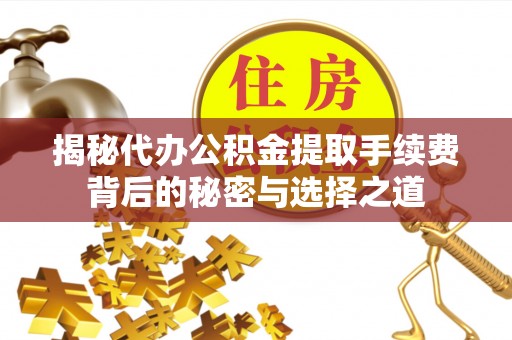 吉利揭秘代办公积金提取手续费背后的秘密与选择之道