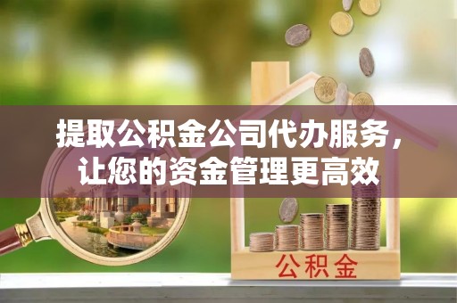吉利提取公积金公司代办服务，让您的资金管理更高效