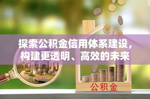吉利探索公积金信用体系建设，构建更透明、高效的未来